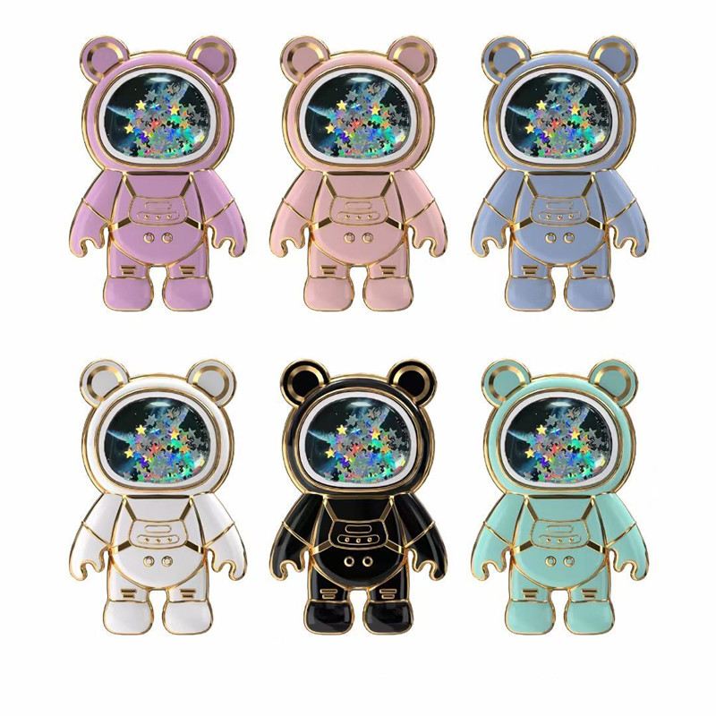 Oppo Tablet Accessories - Drijfzand Space Bear Telefoon Standhouder Voor