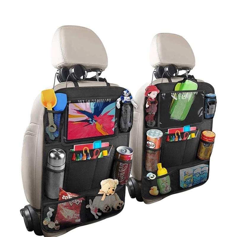 Tablet Accessories Bag - Autostoelorganizer Multifunctionele Oxford-stof auto-achterbank opbergzak met