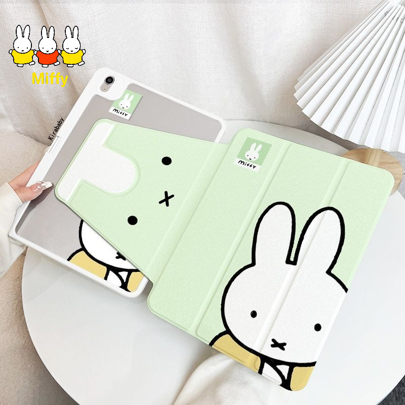 Cool Tablet Accessories - Kawaii Miffy tablethoes met 720 °