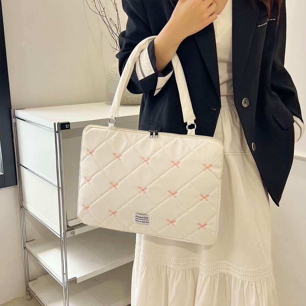 Tablet Sleeves & Cases Ipad Accessories - Schokbestendige laptoptassen Leuke strik geborduurde laptoptas
