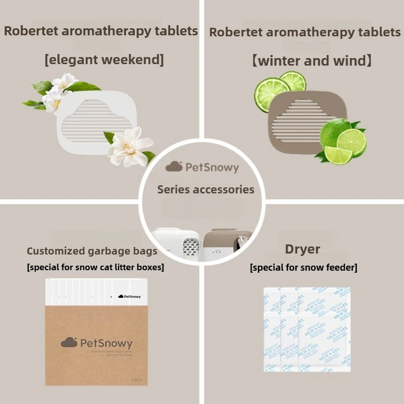 Tablet Accessories Bag - PetSnowy Accessoires Kattenbak Vuilniszak Aromatherapie Tabletten