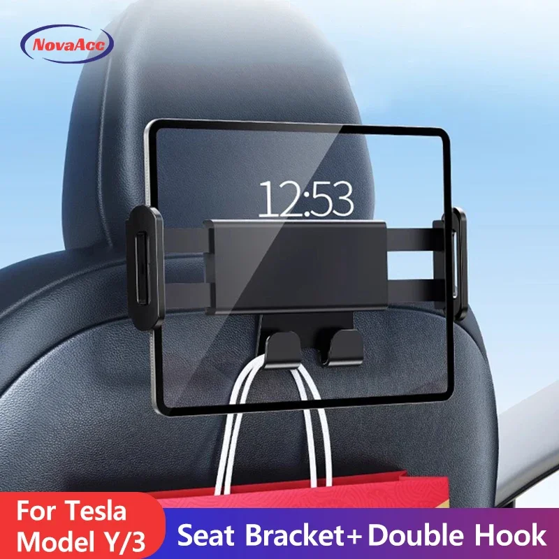 Tablet Accessories Bag - Auto hoofdsteunhouder voor Tesla Model 3