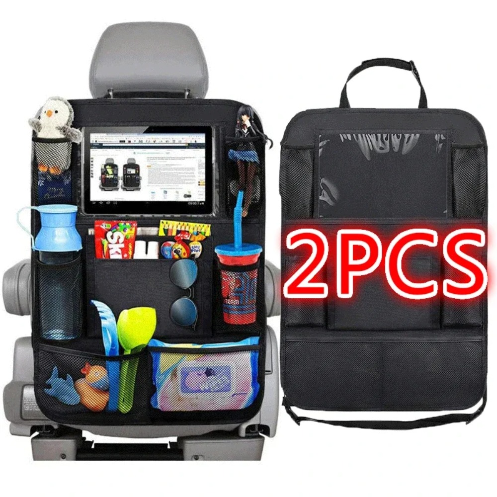Tablet Accessories Bag - Autostoel-organizer 9 opbergvakken met touchscreen tablethouder