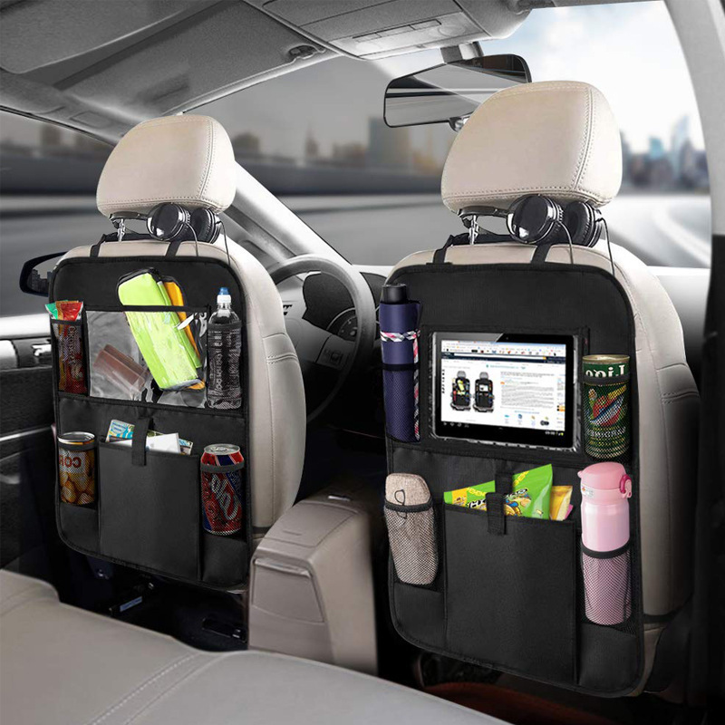 Tablet Accessories Bag - Auto-achterbank-organizer met touchscreen Tablethouder Auto-opbergvakken Cover
