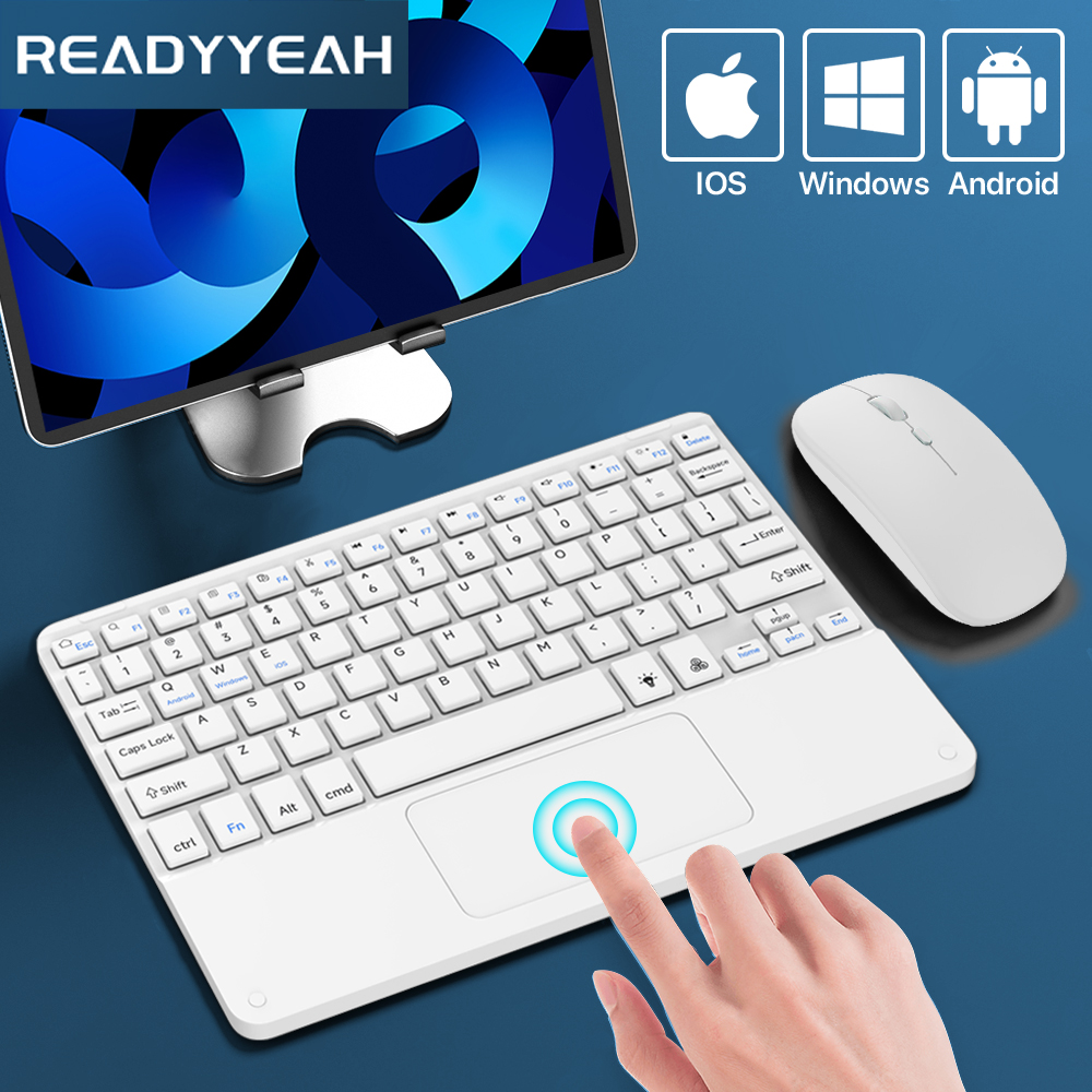 Accessories For Android Tablet - Touchpad Draadloos Toetsenbord En Muis Bluetooth