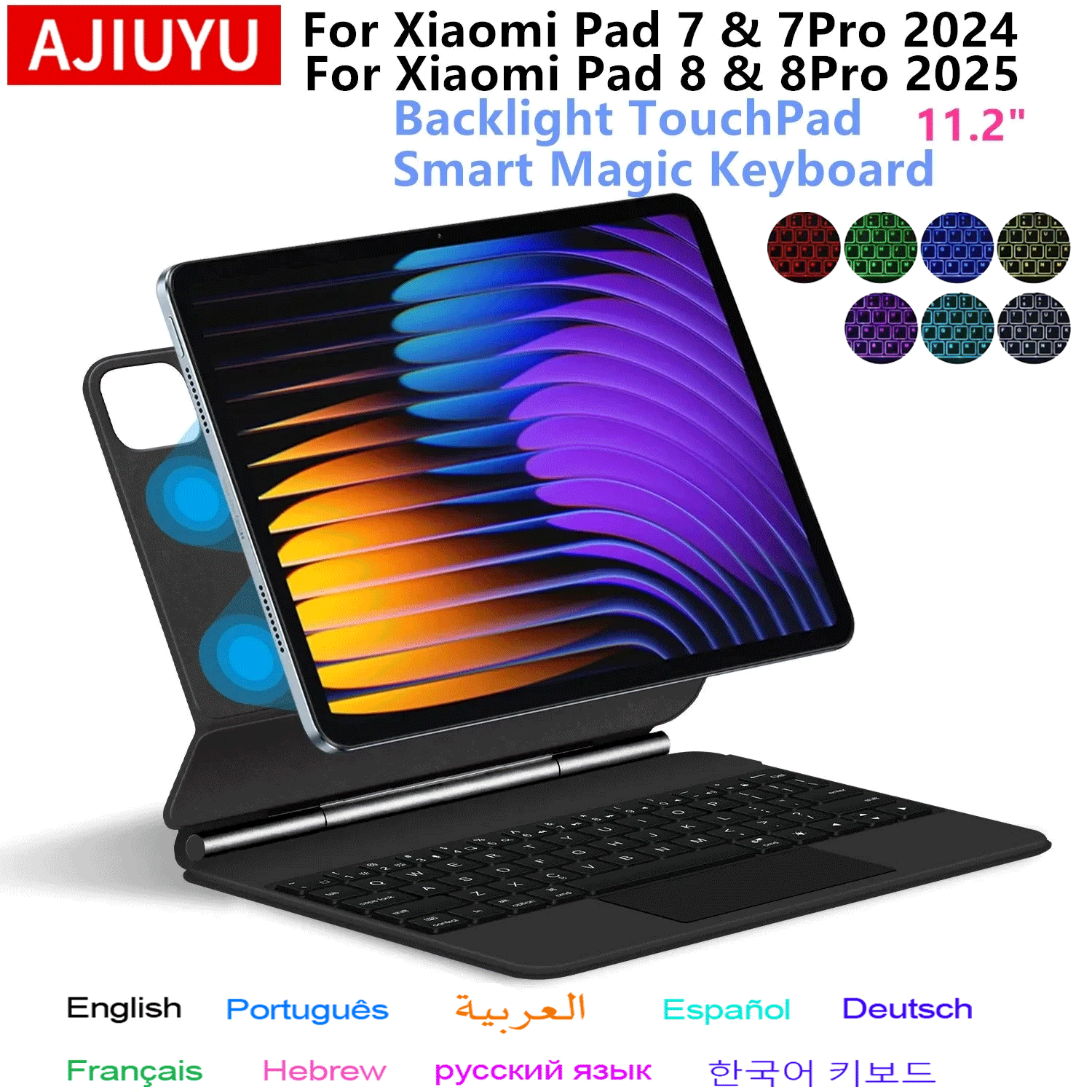 Tablet Keyboard Case - Magic Keyboard Folio voor Xiaomi Pad