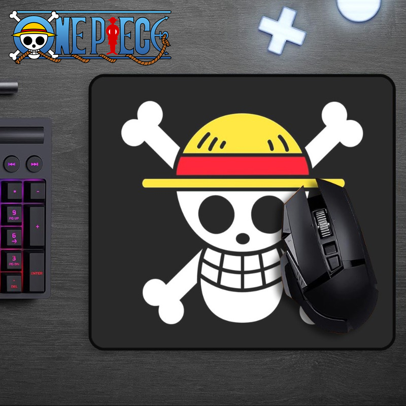 Laptop Tablet Accessories - Cartoon Een Stuk Luffy Schedel Muismat