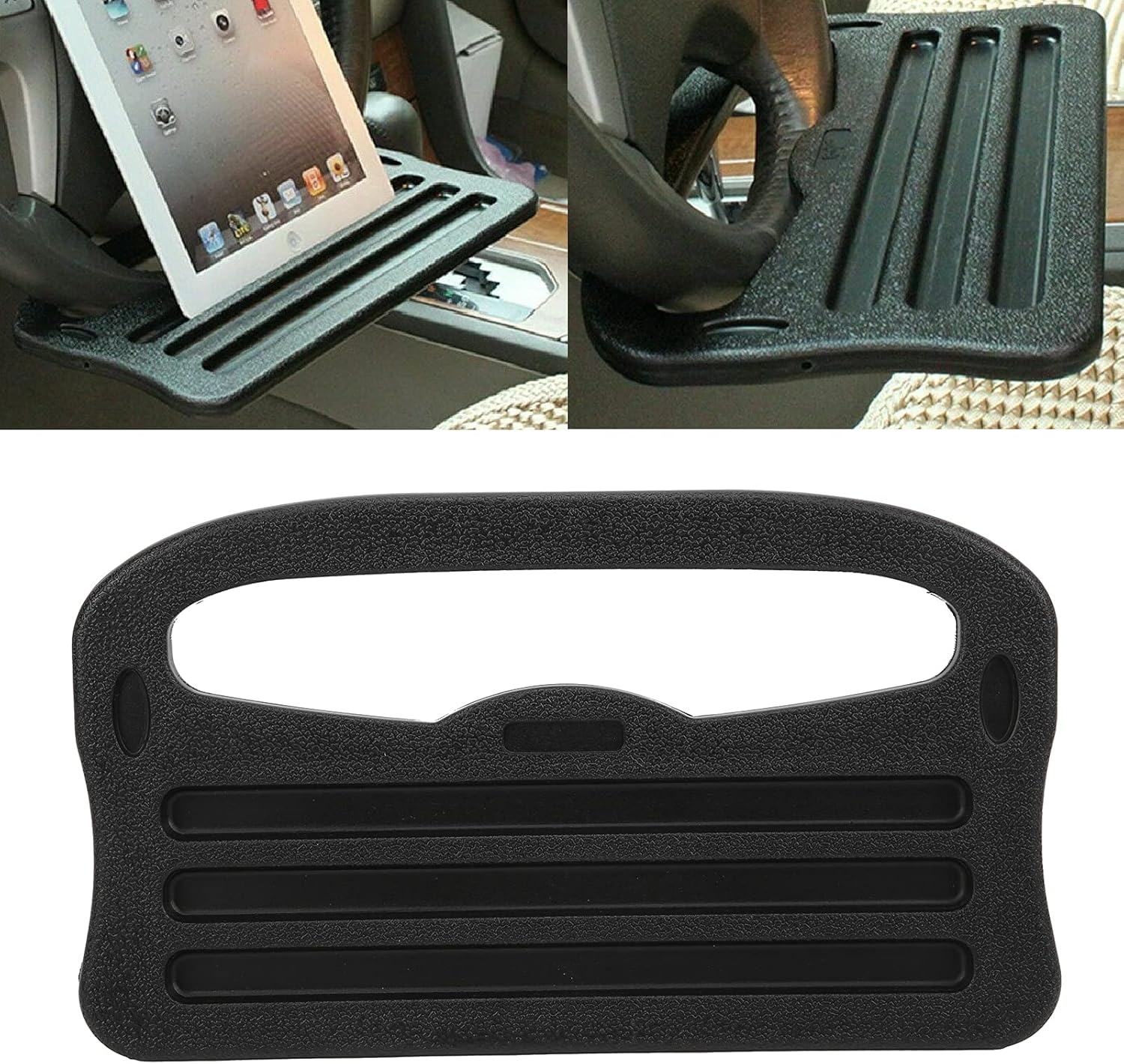 Laptop Tablet Accessories - 2in1 autostuurwielbak auto-interieur opbergorganisator accessoires voor