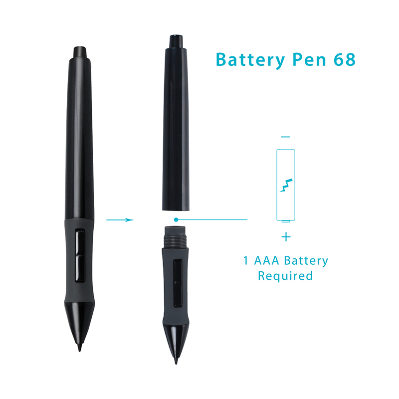 HUION PEN68 voor grafische tab - Huion Tablet Accessories recensie en prijs