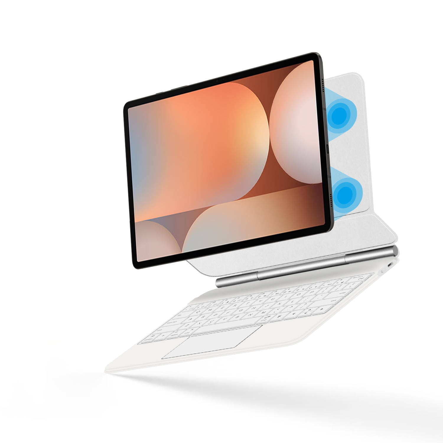 Magisch toetsenbord voor Samsu - Tablet Keyboard Case recensie en prijs