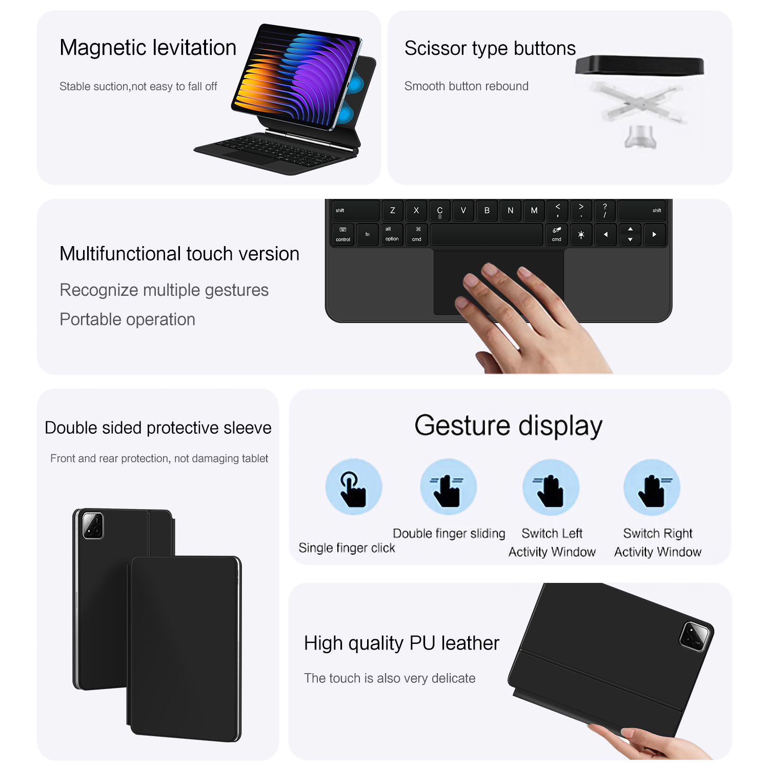 Magisch toetsenbord voor Xiaom - Magnetic Case Smart recensie en prijs