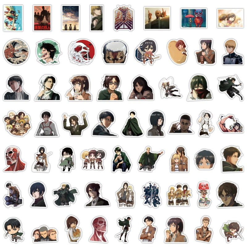 60 stuks Attack on Titan Anime - Tablet Accessories Aesthetic recensie en prijs