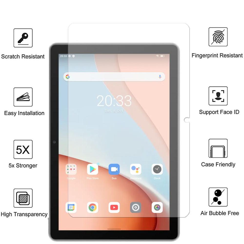 2 STUKS Glas screen protector  - Blackview Tablet Accessories recensie en prijs